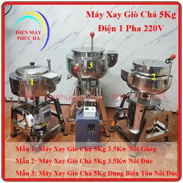 Máy Xay Giò Chả 5kg Phù Hợp Cho Những Ai?
