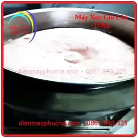 Thành phẩm máy xay giò chả 15kg Biến Tần 3 pha
