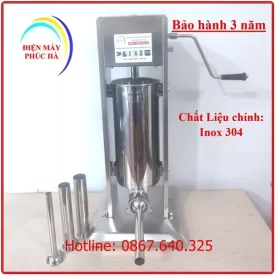 Máy đùn xúc xích 5 lít chất liệu inox 304