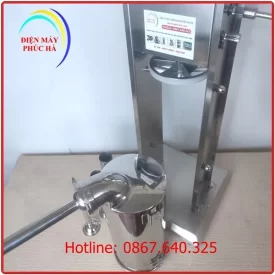 Máy đùn xúc xích 5 lít chất liệu inox 304 có chi tiết thiết kế tối ưu khi sử dụng