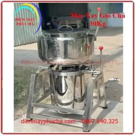 Máy xay giò chả 30kg inox 304
