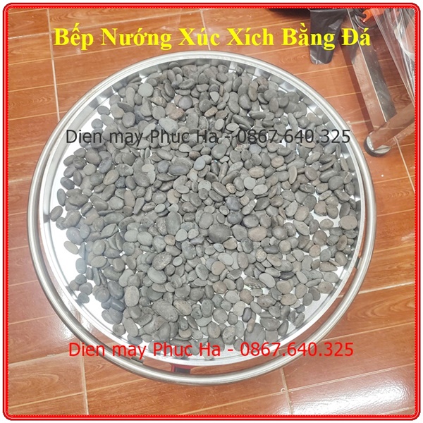Bếp nướng xúc xích lạp xưởng bằng đá sử dụng tiện lợi