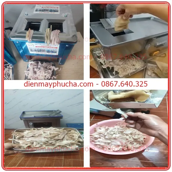Giá Máy Thái Tai Heo – Cho Cơ Sở Làm Nem, Giò Chả