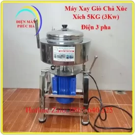 Máy Xay Giò Chả 5Kg Dùng Điện380V