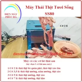 Giá Máy thái thịt tươi sống bao nhiêu? Kinh nghiệm chọn mua