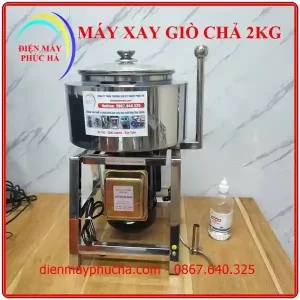 Máy xay giò chả 2kg có làm chả cá được không?