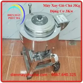 Máy xay giò chả 3kg 3kw nồi ghép