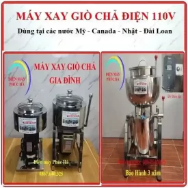Máy Xay Giò Chả Điện 110V - Dành cho Xuất Khẩu
