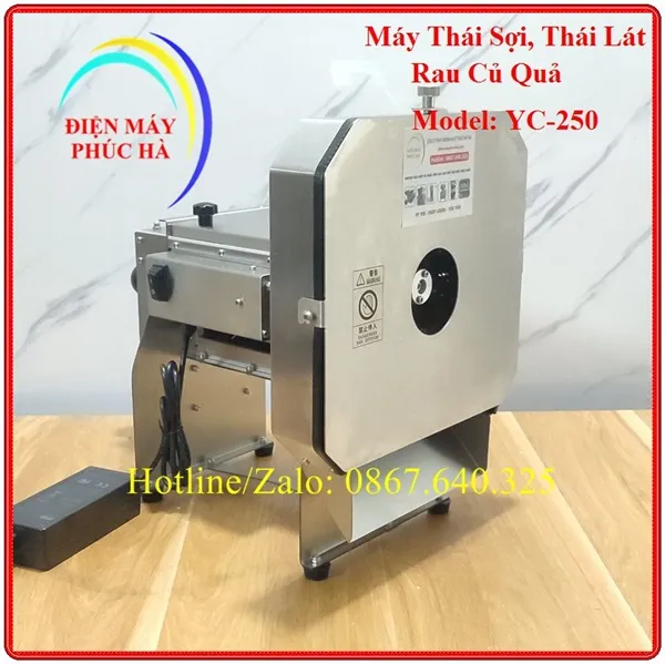 Máy thái lát rau củ quả YC-250