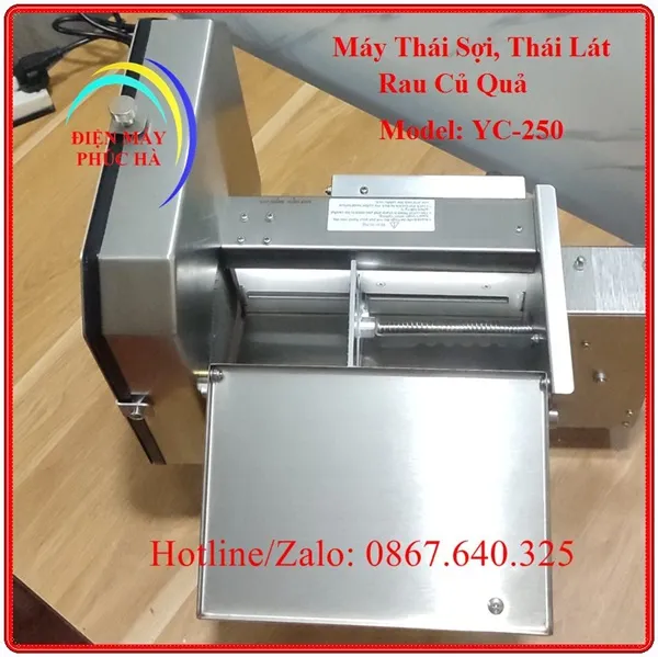 Chi tiết Máy thái lát rau củ quả YC-250